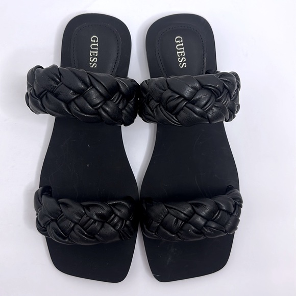 NEW GUESS braided slide sandals, Size 8 - Picture 2 of 8